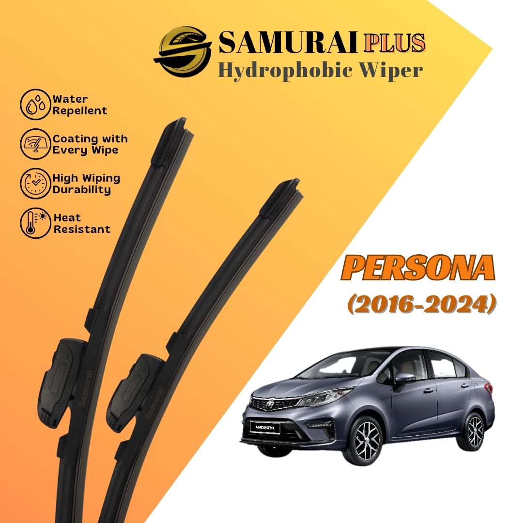 SAMURAI PLUS [Proton Persona 2016-2024] Hydrophobic Car Wiper Blade