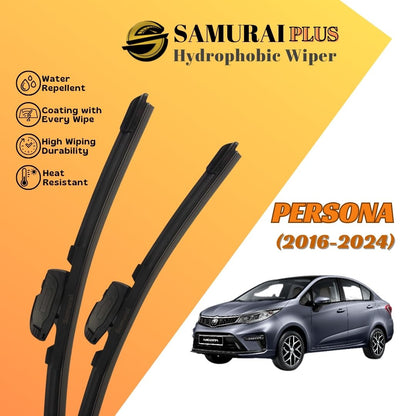 SAMURAI PLUS [Proton Persona 2016-2024] Hydrophobic Car Wiper Blade