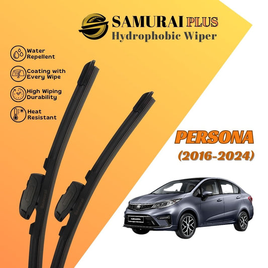 SAMURAI PLUS [Proton Persona 2016-2024] Hydrophobic Car Wiper Blade