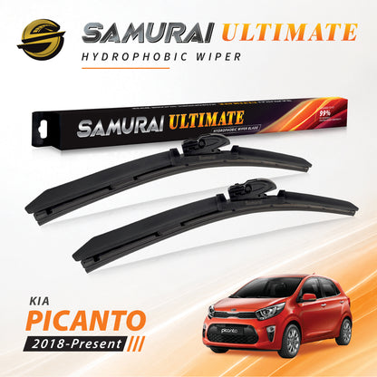 SAMURAI ULTIMATE [Kia Picanto 2018-Present] Hydrophobic Car Wiper Blade