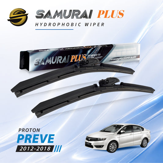 SAMURAI PLUS [Proton Preve] Hydrophobic Car Wiper Blade