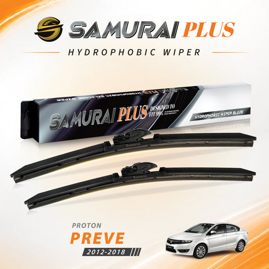 SAMURAI PLUS [Proton Preve] Hydrophobic Car Wiper Blade