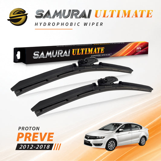 SAMURAI ULTIMATE [Proton Preve] Hydrophobic Car Wiper Blade