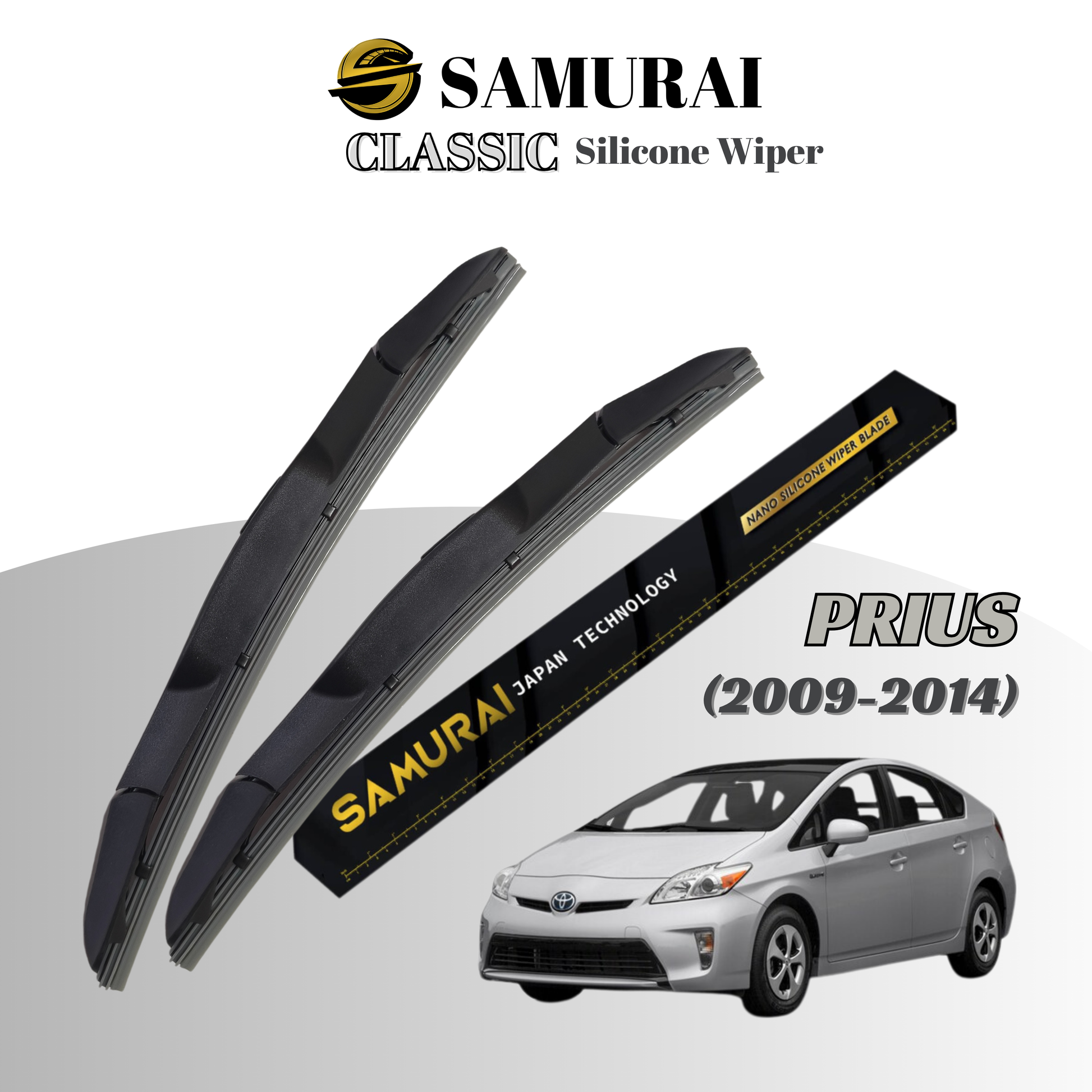 [Toyota Prius 2009-2014] SAMURAI CLASSIC Car Wiper Blade