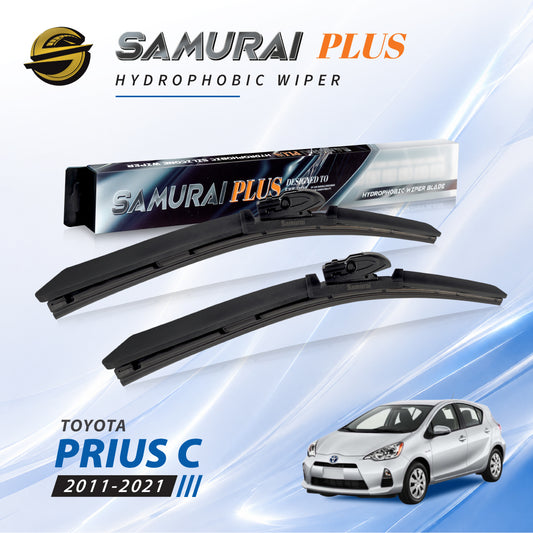 SAMURAI PLUS [Toyota Prius C] Hydrophobic Car Wiper Blade