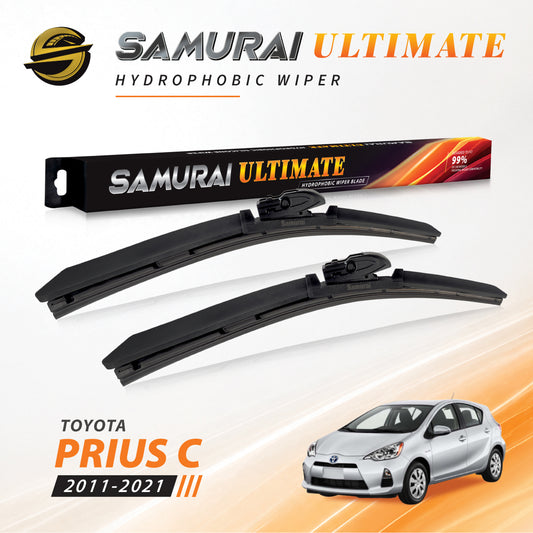 SAMURAI ULTIMATE [Toyota Prius C] Hydrophobic Car Wiper Blade