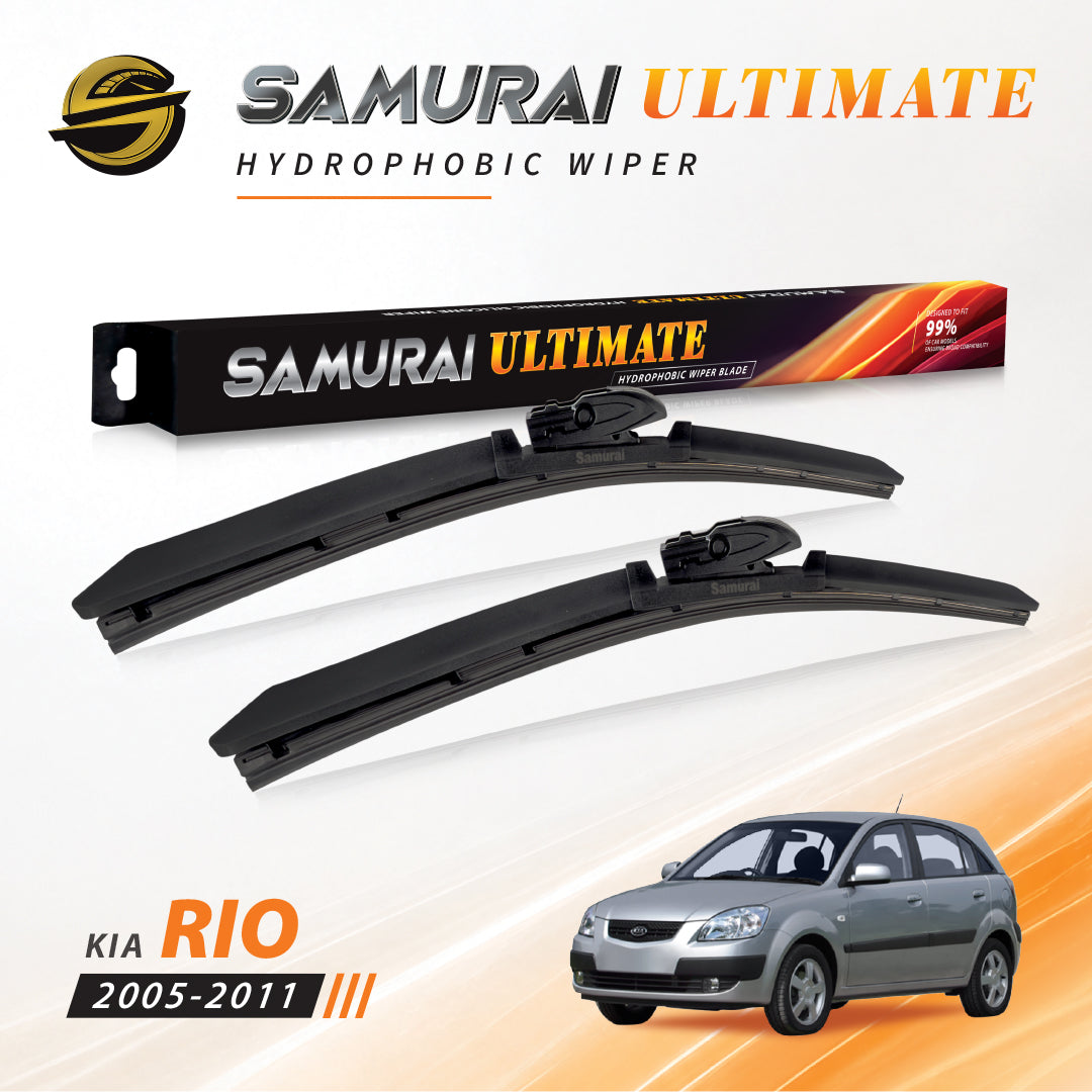 SAMURAI ULTIMATE [Kia Rio 2005-2011] Hydrophobic Car Wiper Blade