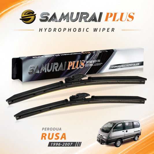 SAMURAI PLUS [Perodua Rusa] Hydrophobic Car Wiper Blade