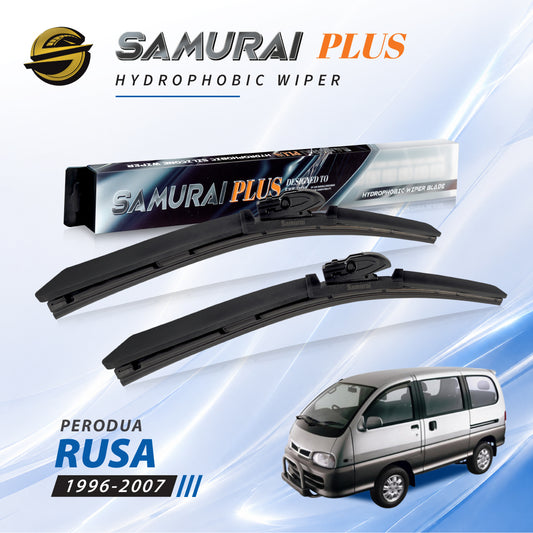 SAMURAI PLUS [Perodua Rusa] Hydrophobic Car Wiper Blade