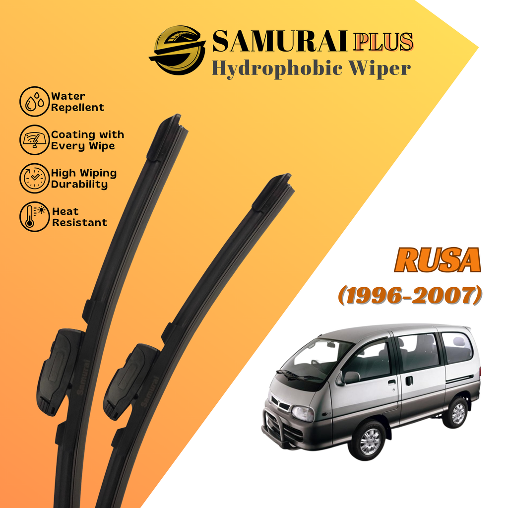 **[Perodua Rusa] SAMURAI PLUS Hydrophobic Silicone Wiper