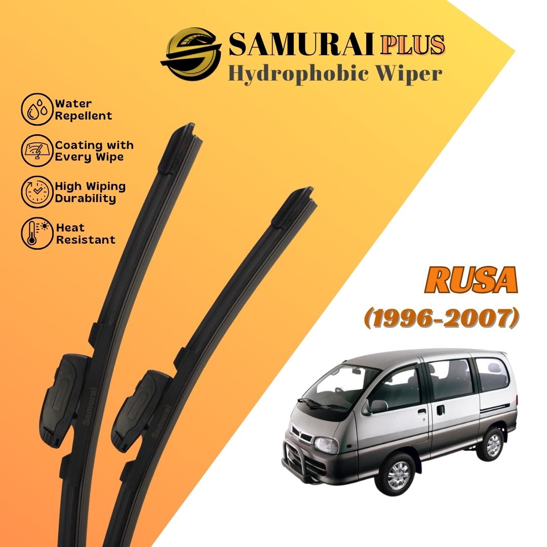 SAMURAI PLUS [Perodua Rusa] Hydrophobic Car Wiper Blade