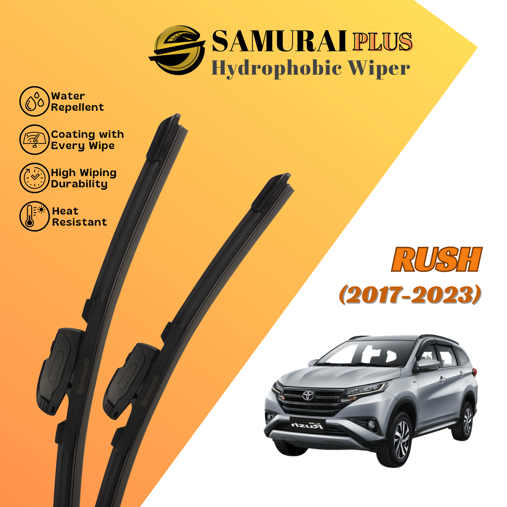 **[Toyota Rush 2017-2023] SAMURAI PLUS Hydrophobic Silicone Wiper