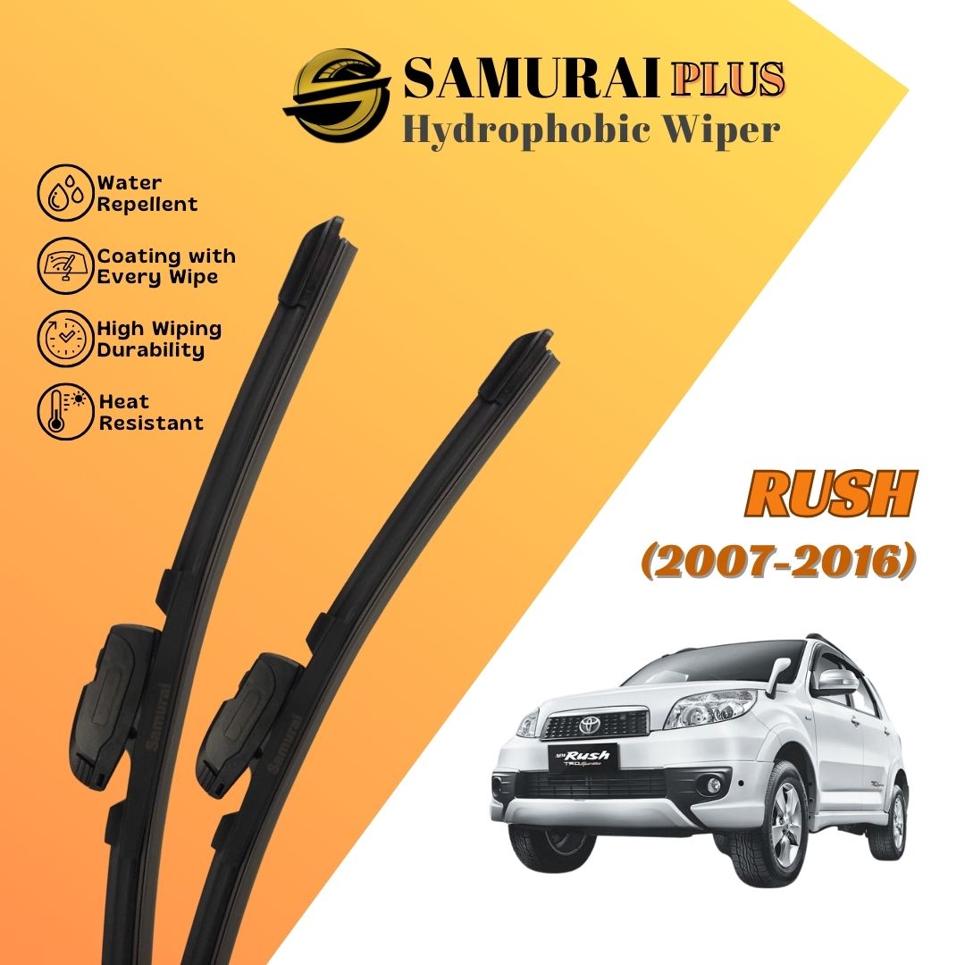 SAMURAI PLUS [Toyota Rush 2007-2016] Hydrophobic Car Wiper Blade