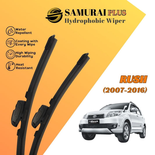 SAMURAI PLUS [Toyota Rush 2007-2016] Hydrophobic Car Wiper Blade