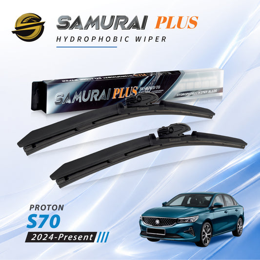 SAMURAI PLUS [Proton S70] Hydrophobic Car Wiper Blade