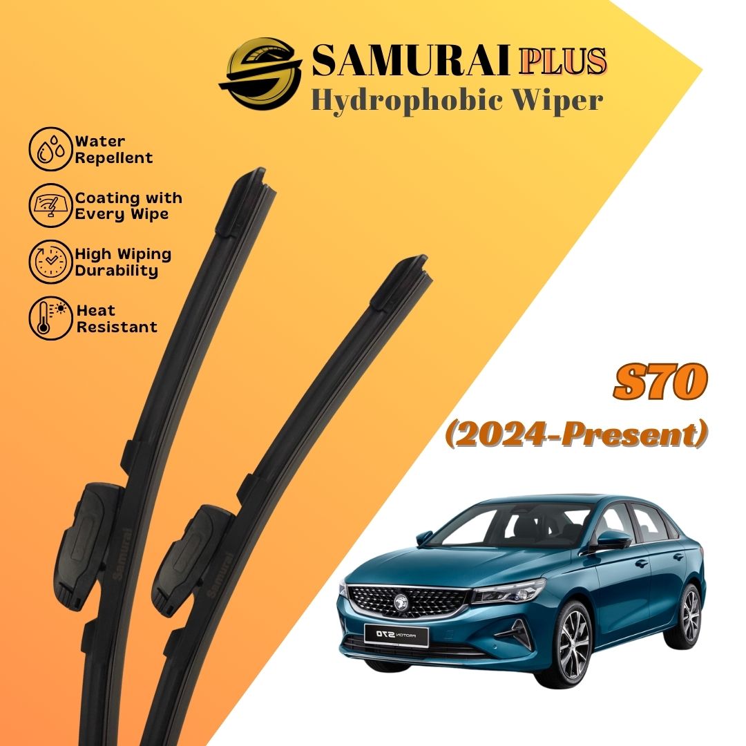 SAMURAI PLUS [Proton S70] Hydrophobic Car Wiper Blade