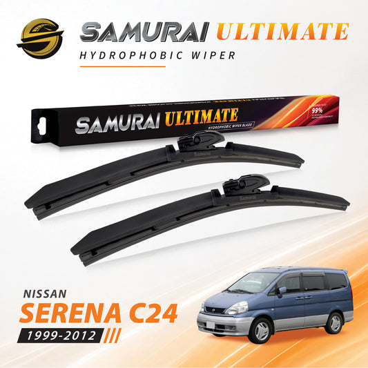 SAMURAI ULTIMATE [Nissan Serena C24] Hydrophobic Car Wiper Blade