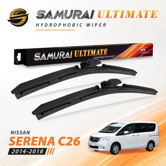 SAMURAI ULTIMATE [Nissan Serena C26] Hydrophobic Car Wiper Blade