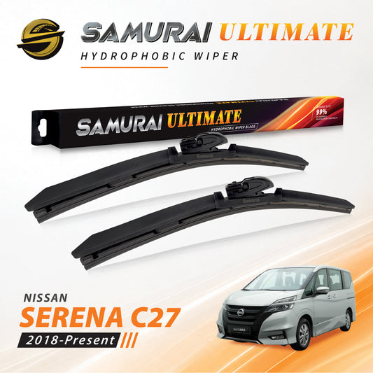 SAMURAI ULTIMATE [Nissan Serena C27] Hydrophobic Car Wiper Blade