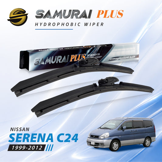 SAMURAI PLUS [Nissan Serena C24] Hydrophobic Car Wiper Blade
