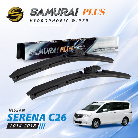 SAMURAI PLUS [Nissan Serena C26] Hydrophobic Car Wiper Blade