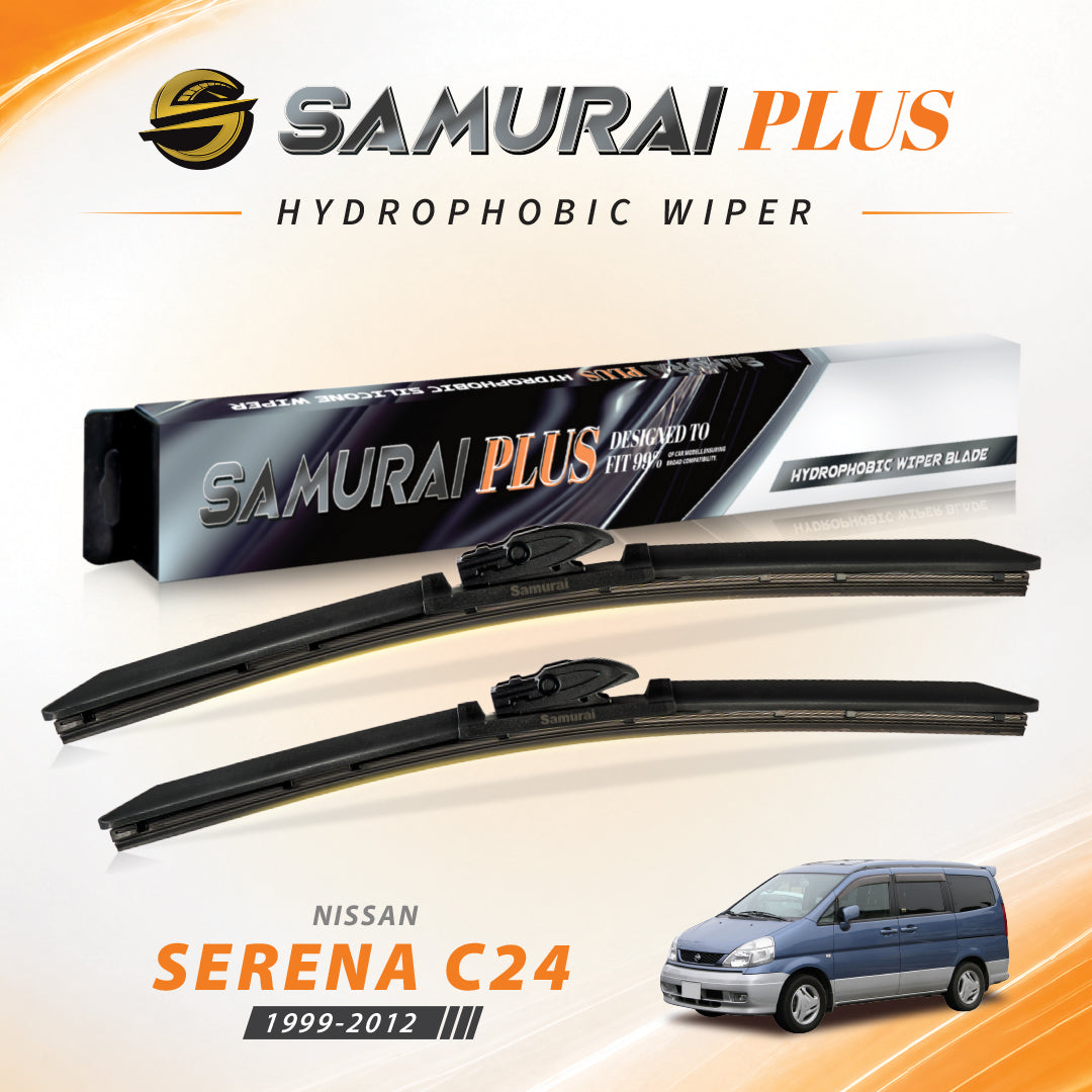 SAMURAI PLUS [Nissan Serena C24] Hydrophobic Car Wiper Blade