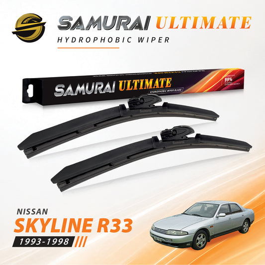 SAMURAI ULTIMATE [Nissan Skyline R33] Hydrophobic Car Wiper Blade