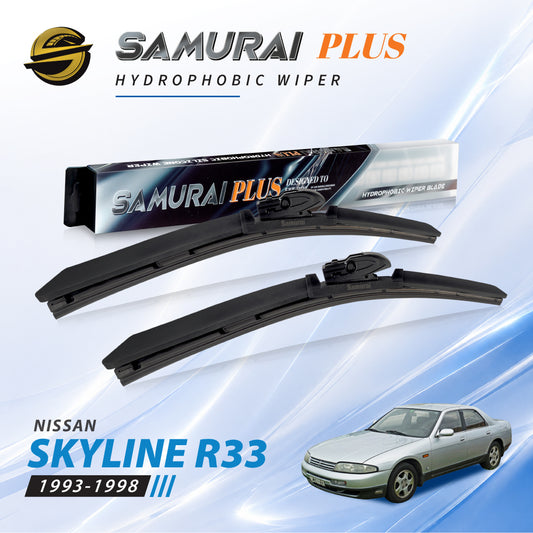 SAMURAI PLUS [Nissan Skyline R33] Hydrophobic Car Wiper Blade