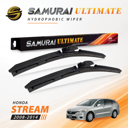 SAMURAI ULTIMATE [Honda Stream 2008-2014] Hydrophobic Car Wiper Blade
