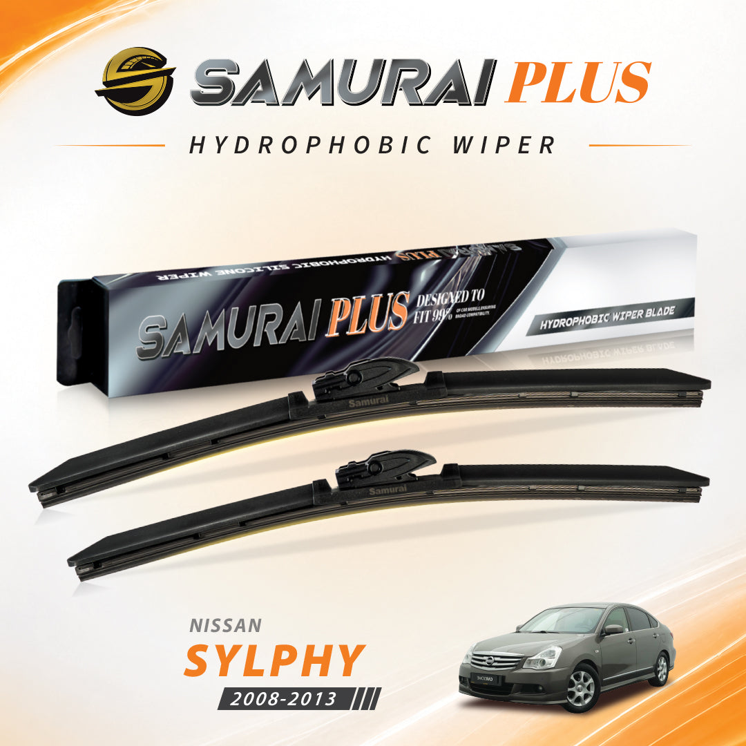 SAMURAI PLUS [Nissan Sylphy 2008-2013] Hydrophobic Car Wiper Blade