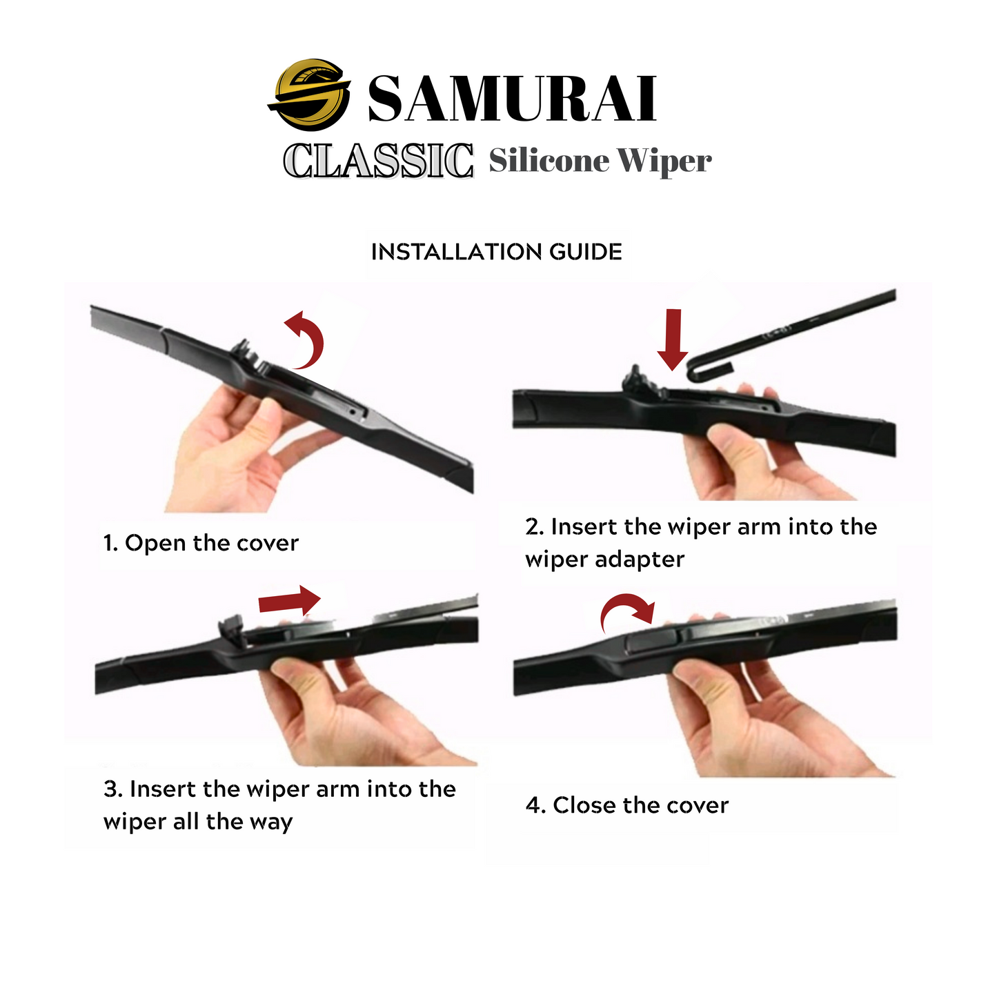 SAMURAI CLASSIC [Honda Accord 2018-2023] Car Wiper Blade
