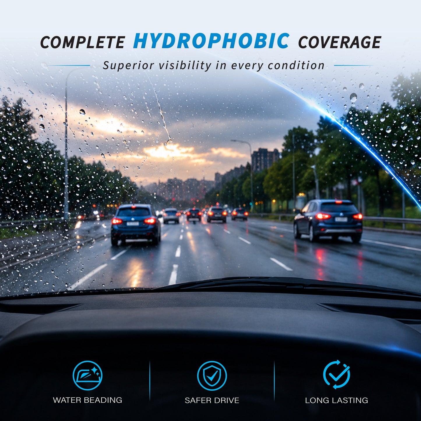 SAMURAI PLUS [Proton e.MAS 5] Hydrophobic Car Wiper Blade
