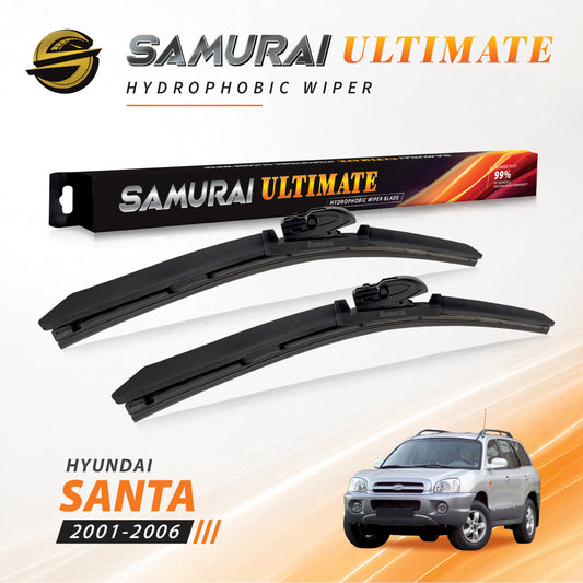 SAMURAI ULTIMATE [Hyundai Santa 2001-2006] Hydrophobic Car Wiper Blade