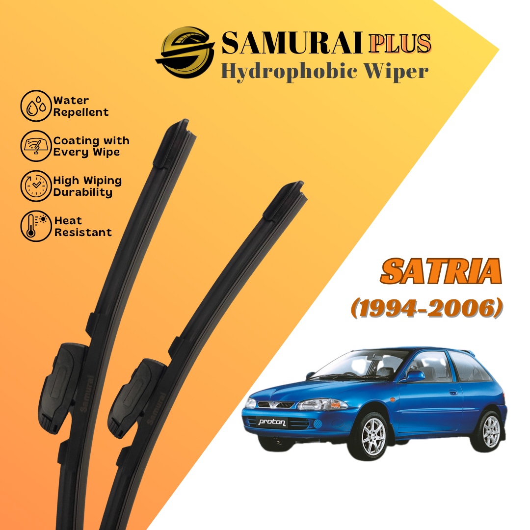 **[Proton Satria] SAMURAI PLUS Hydrophobic Silicone Wiper