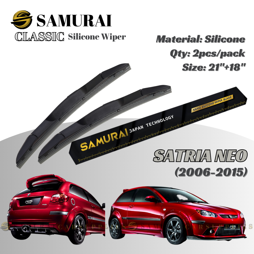 [Proton Satria Neo] SAMURAI CLASSIC Car Wiper Blade