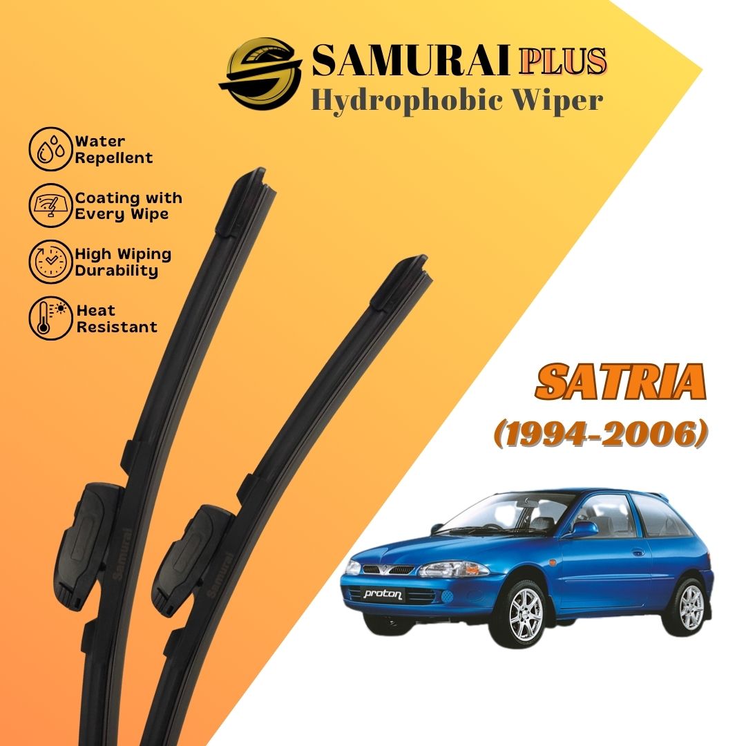 SAMURAI PLUS [Proton Satria] Hydrophobic Car Wiper Blade