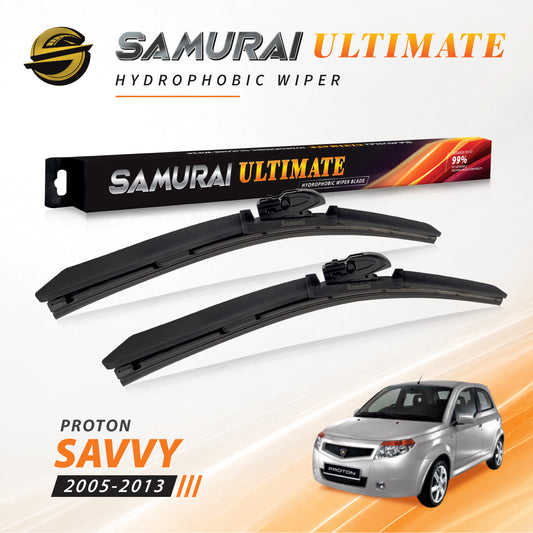 SAMURAI ULTIMATE [Proton Savvy] Hydrophobic Car Wiper Blade