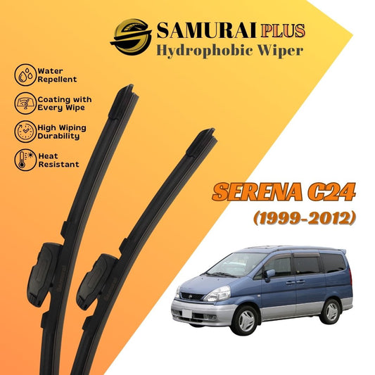 SAMURAI PLUS [Nissan Serena C24] Hydrophobic Car Wiper Blade