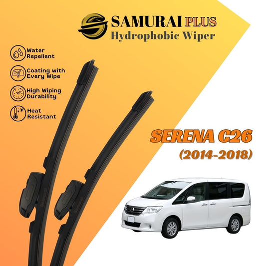 SAMURAI PLUS [Nissan Serena C26] Hydrophobic Car Wiper Blade
