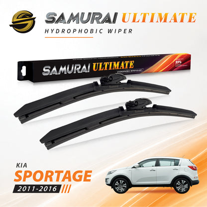 SAMURAI ULTIMATE [Kia Sportage 2011-2016] Hydrophobic Car Wiper Blade