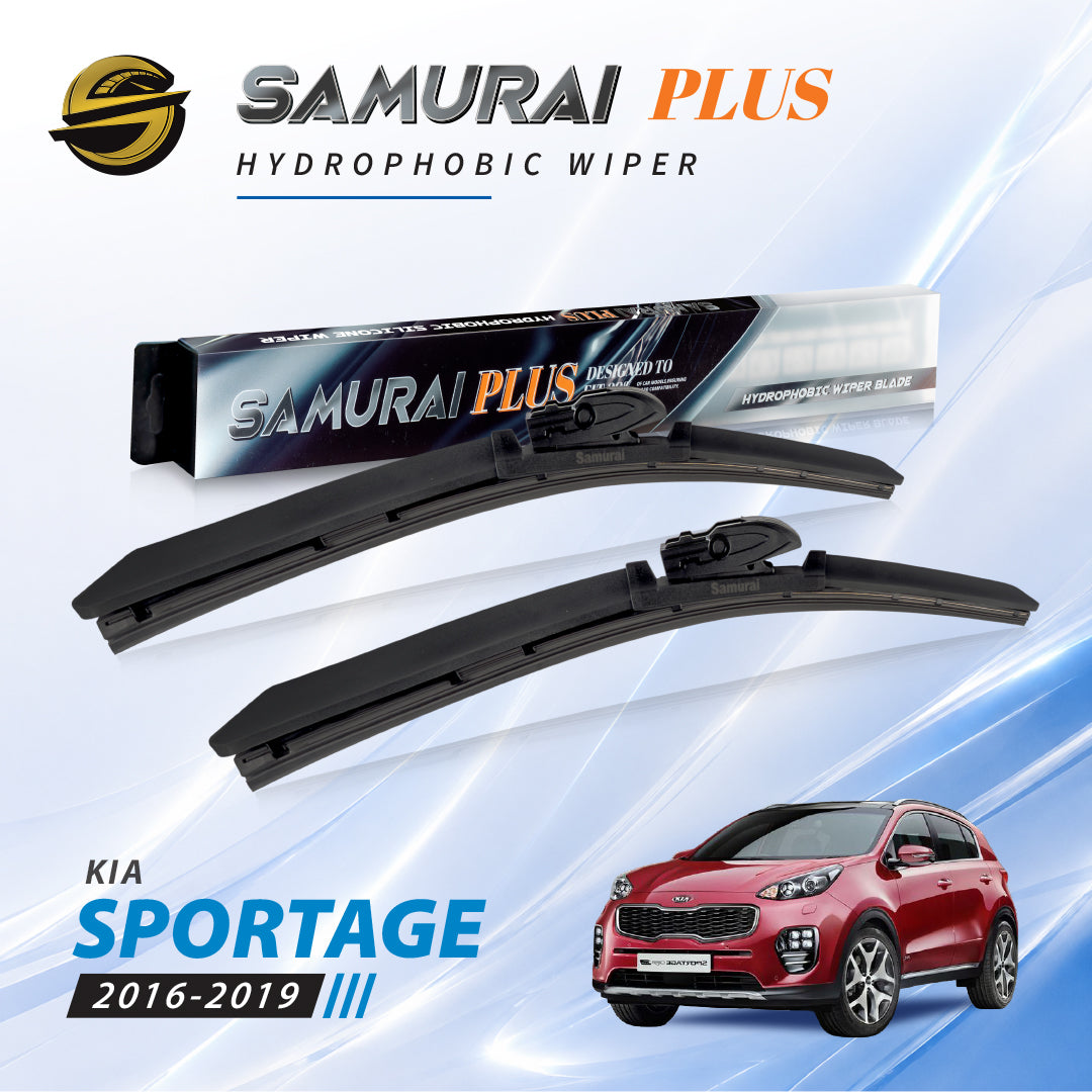 SAMURAI PLUS [Kia Sportage 2016-2019] Hydrophobic Car Wiper Blade