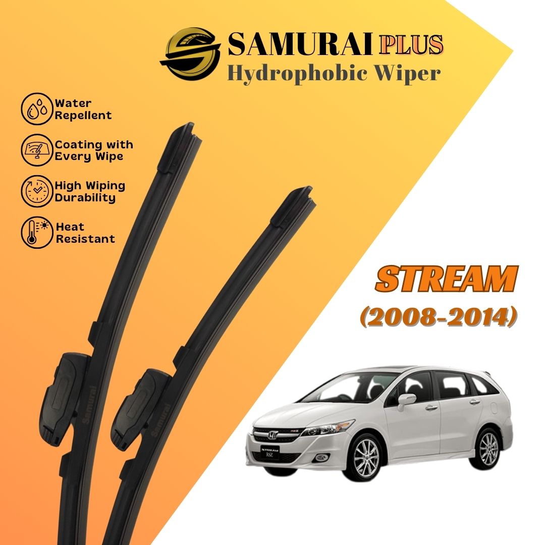 SAMURAI PLUS [Honda Stream 2008-2014] Hydrophobic Car Wiper Blade