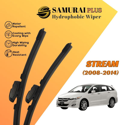 SAMURAI PLUS [Honda Stream 2008-2014] Hydrophobic Car Wiper Blade