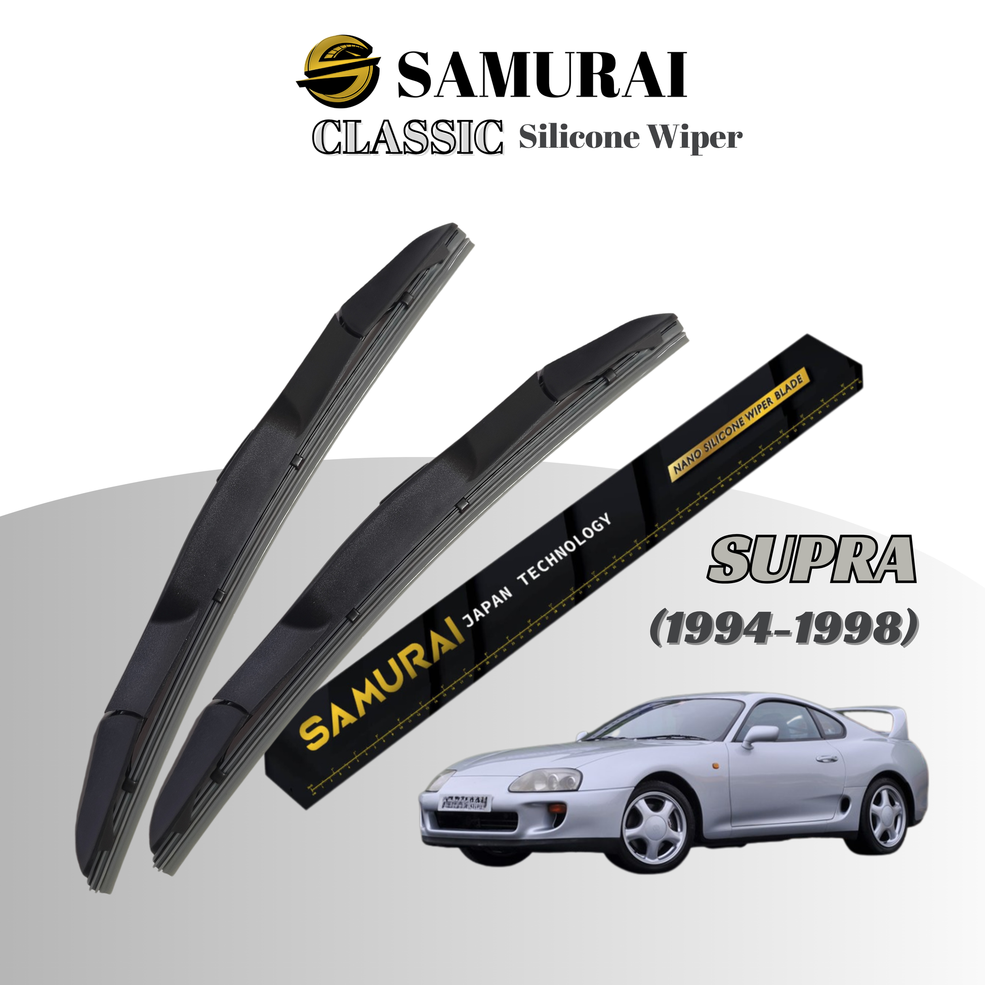 [Toyota Supra 1994-1998] SAMURAI CLASSIC Car Wiper Blade