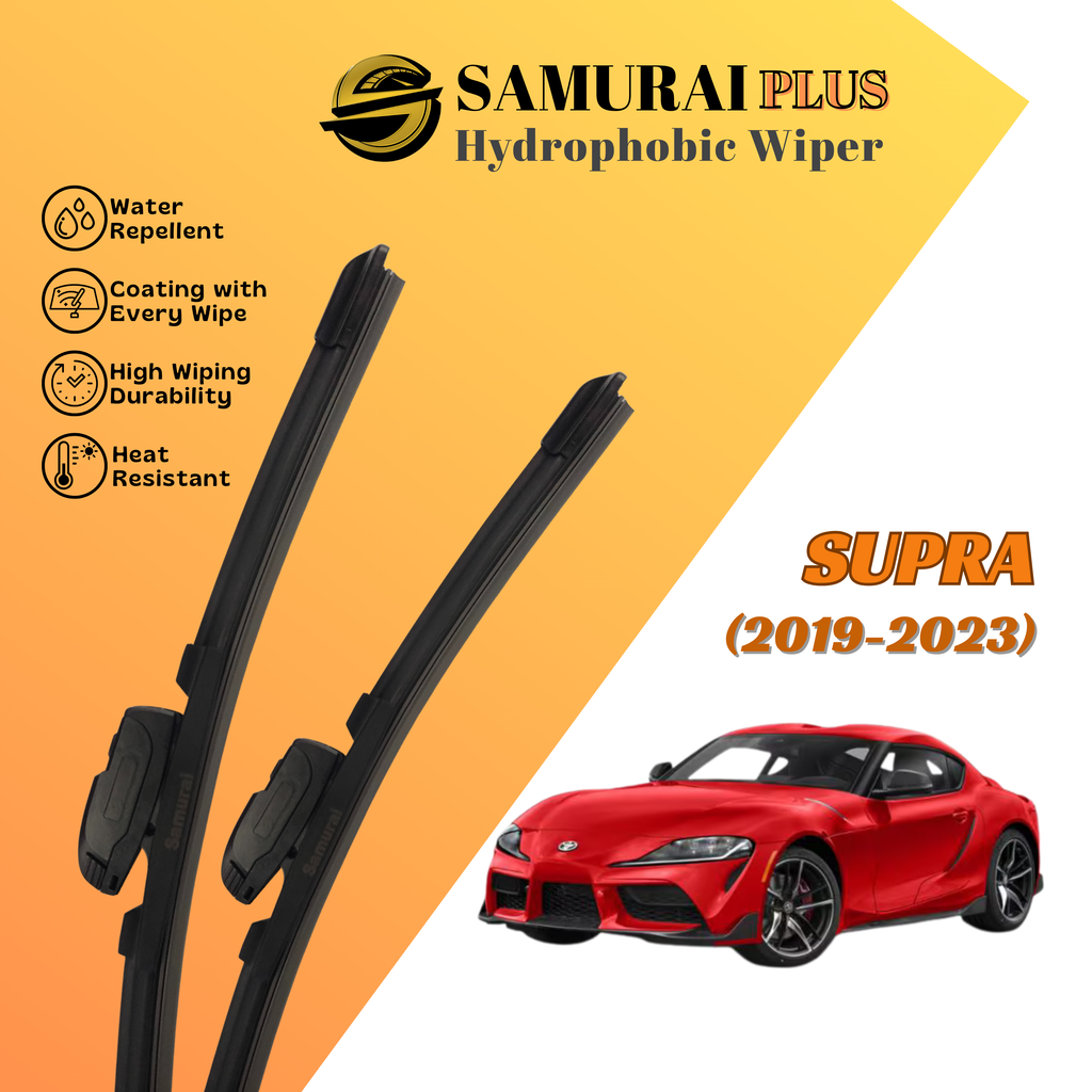 **[Toyota Supra 2019-2023] SAMURAI PLUS Hydrophobic Silicone Wiper