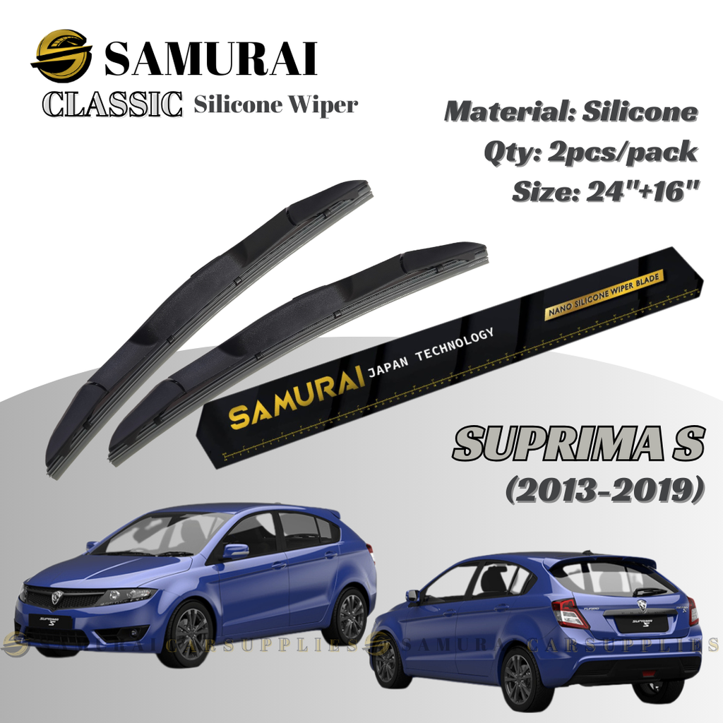 [Proton Suprima S] SAMURAI CLASSIC Car Wiper Blade