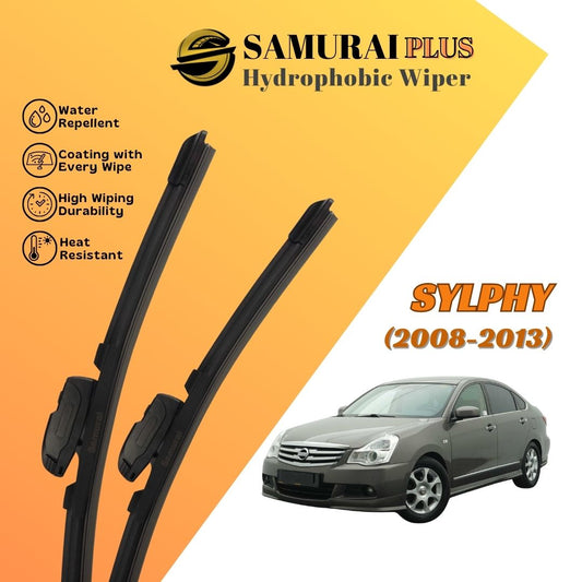 SAMURAI PLUS [Nissan Sylphy 2008-2013] Hydrophobic Car Wiper Blade