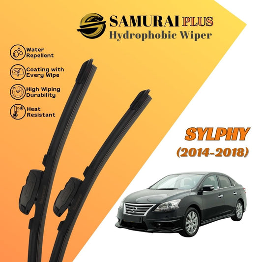 SAMURAI PLUS [Nissan Sylphy 2014-2018] Hydrophobic Car Wiper Blade