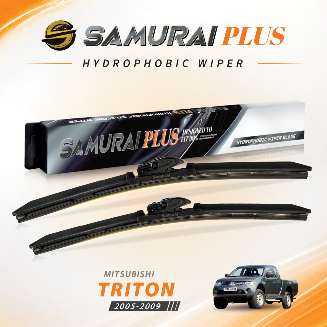 SAMURAI PLUS [Mitsubishi Triton 2005-2009] Hydrophobic Car Wiper Blade