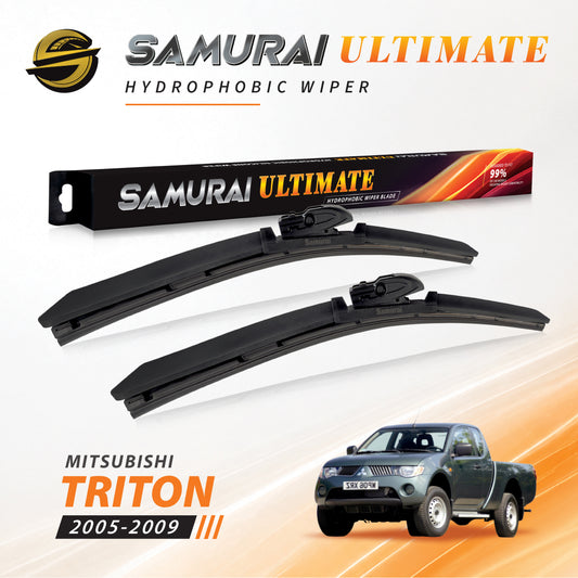 SAMURAI ULTIMATE [Mitsubishi Triton 2005-2009] Hydrophobic Car Wiper Blade
